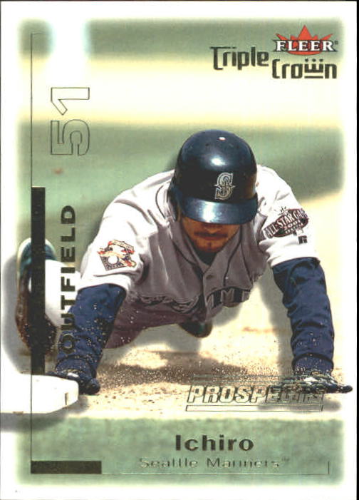 2001 Fleer Triple Crown #306 Ichiro Suzuki/2999 RC