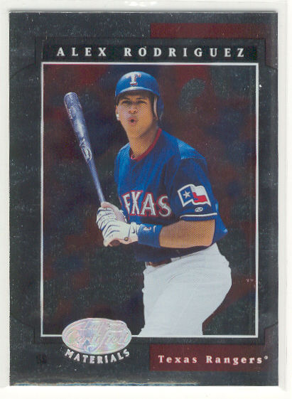 2001 Leaf Certified Materials #1 Alex Rodriguez