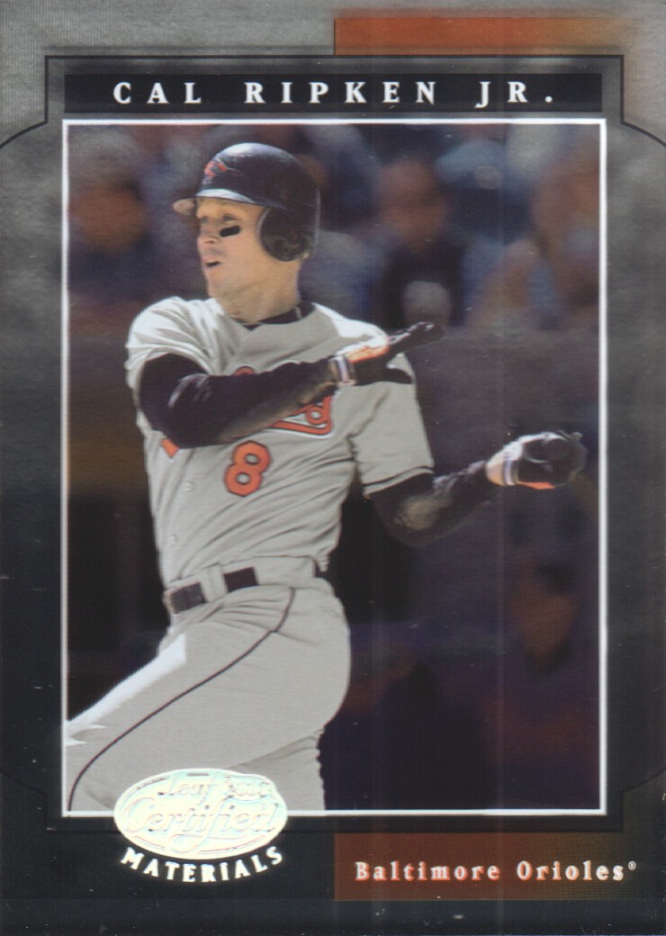2001 Leaf Certified Materials #3 Cal Ripken