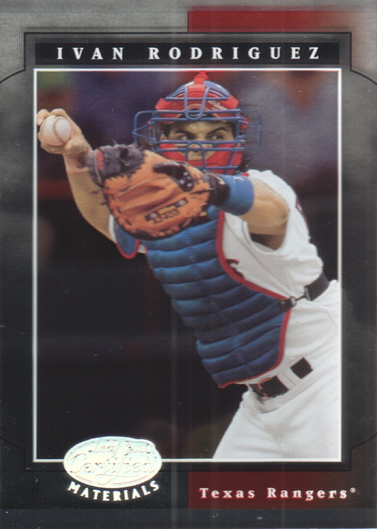 2001 Leaf Certified Materials #9 Ivan Rodriguez