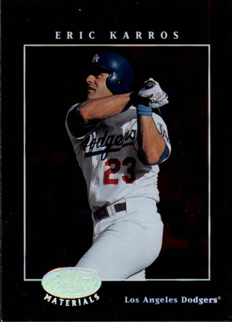 2001 Leaf Certified Materials #11 Eric Karros