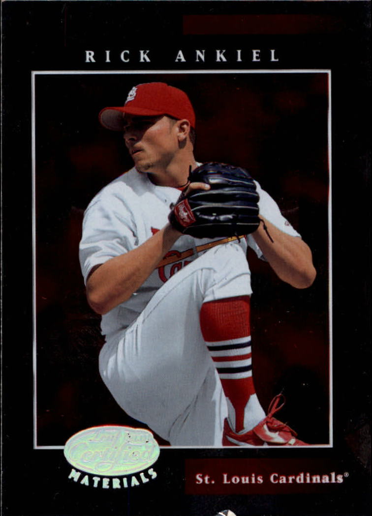 2001 Leaf Certified Materials #20 Rick Ankiel