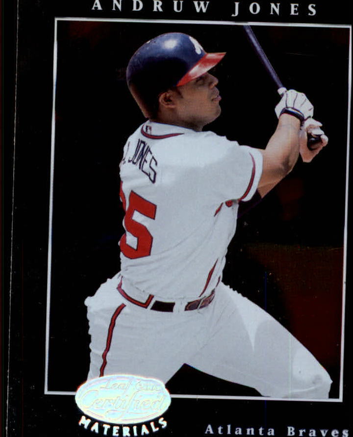 2001 Leaf Certified Materials #41 Andruw Jones