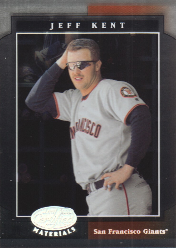 2001 Leaf Certified Materials #42 Jeff Kent