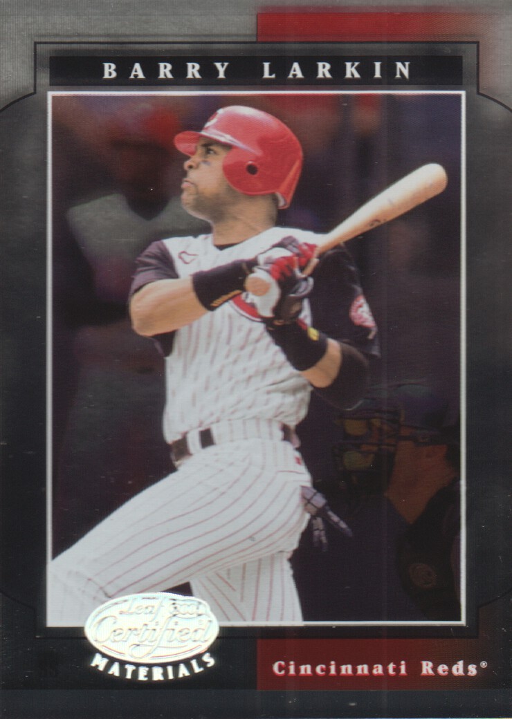 2001 Leaf Certified Materials #43 Barry Larkin