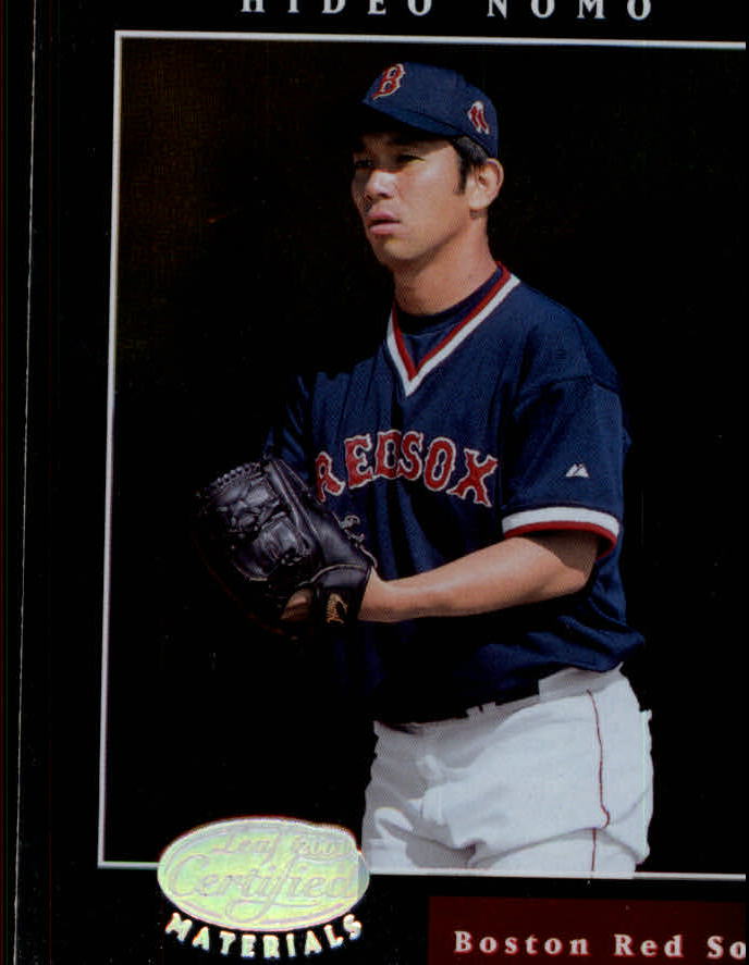 2001 Leaf Certified Materials #46 Hideo Nomo