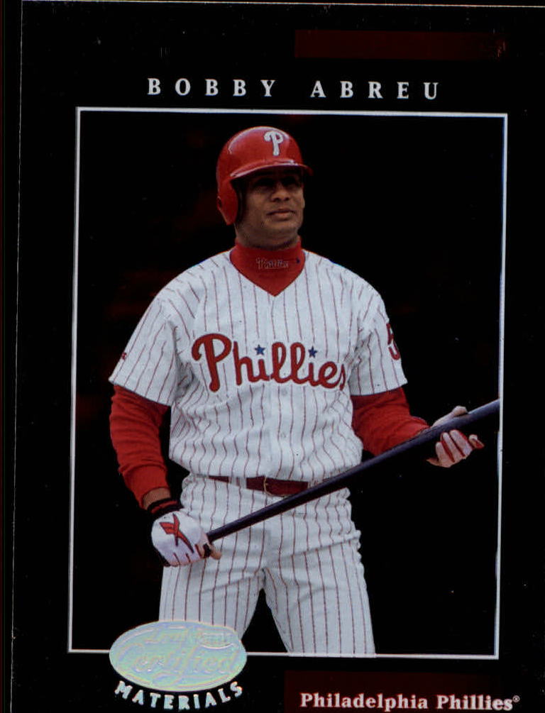 2001 Leaf Certified Materials #51 Bob Abreu