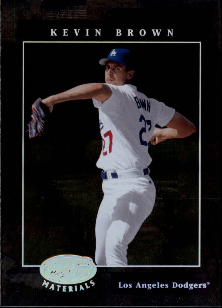 2001 Leaf Certified Materials #58 Kevin Brown