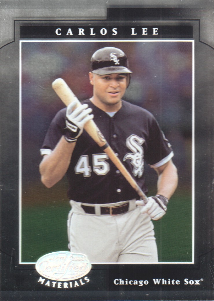 2001 Leaf Certified Materials #93 Carlos Lee