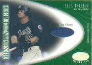 2001 Leaf Certified Materials #111 Alex Escobar FF Fld Glv