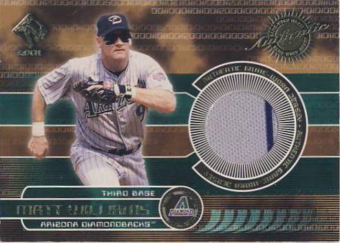 2001 Private Stock Game Gear #18 Matt Williams Jsy Grey