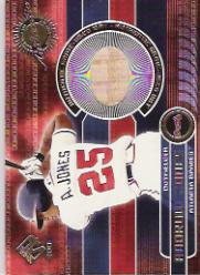 2001 Private Stock Game Gear #23 Andruw Jones Bat