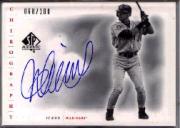 2001 SP Authentic Chirography Update Silver #SPIS Ichiro Suzuki
