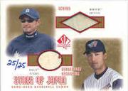 2001 SP Authentic Stars of Japan Game Ball-Base Combos Gold #ISSH Ichiro Suzuki/Shigestosi Hasegawa