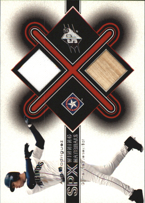 2001 SPx Winning Materials Bat-Jersey #AR1 Alex Rodriguez AS