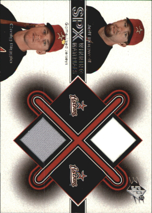 2001 SPx Winning Materials Update Duos #JBCB Jeff Bagwell/Craig Biggio