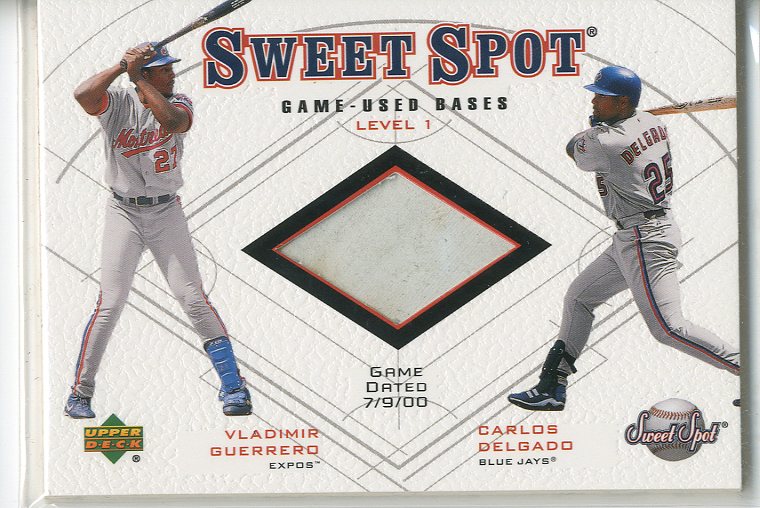 2001 Sweet Spot Game Base Duos #B1GD Vladimir Guerrero/Carlos Delgado