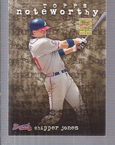 2001 Topps Noteworthy #TN6 Chipper Jones