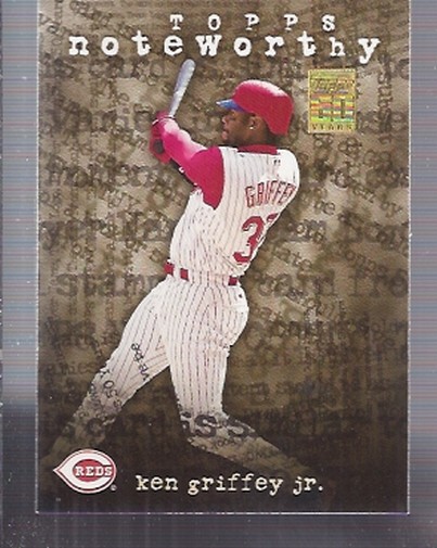 2001 Topps Noteworthy #TN8 Ken Griffey Jr.