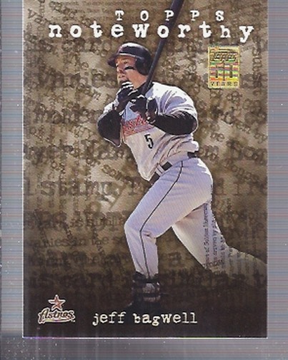 2001 Topps Noteworthy #TN15 Jeff Bagwell