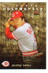 2001 Topps Noteworthy #TN39 Johnny Bench