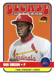2001 Topps American Pie Decade Leaders #DL8 Bob Gibson
