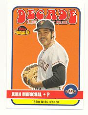 2001 Topps American Pie Decade Leaders #DL10 Juan Marichal