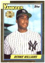 2001 Topps Archives Reserve Future Rookie Reprints #9 Bernie Williams 90