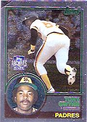 2001 Topps Archives Reserve Future Rookie Reprints #12 Tony Gwynn 83