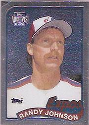 2001 Topps Archives Reserve Future Rookie Reprints #13 Randy Johnson 89