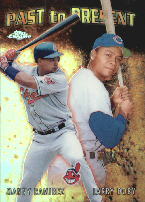 2001 Topps Chrome Past to Present #PTP9 L.Doby/M.Ramirez