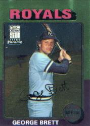 2001 Topps Chrome Through the Years Reprints #30 George Brett 75