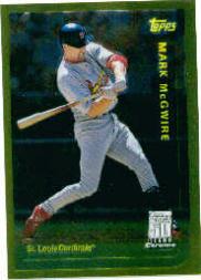 2001 Topps Chrome Through the Years Reprints #41 Mark McGwire 99
