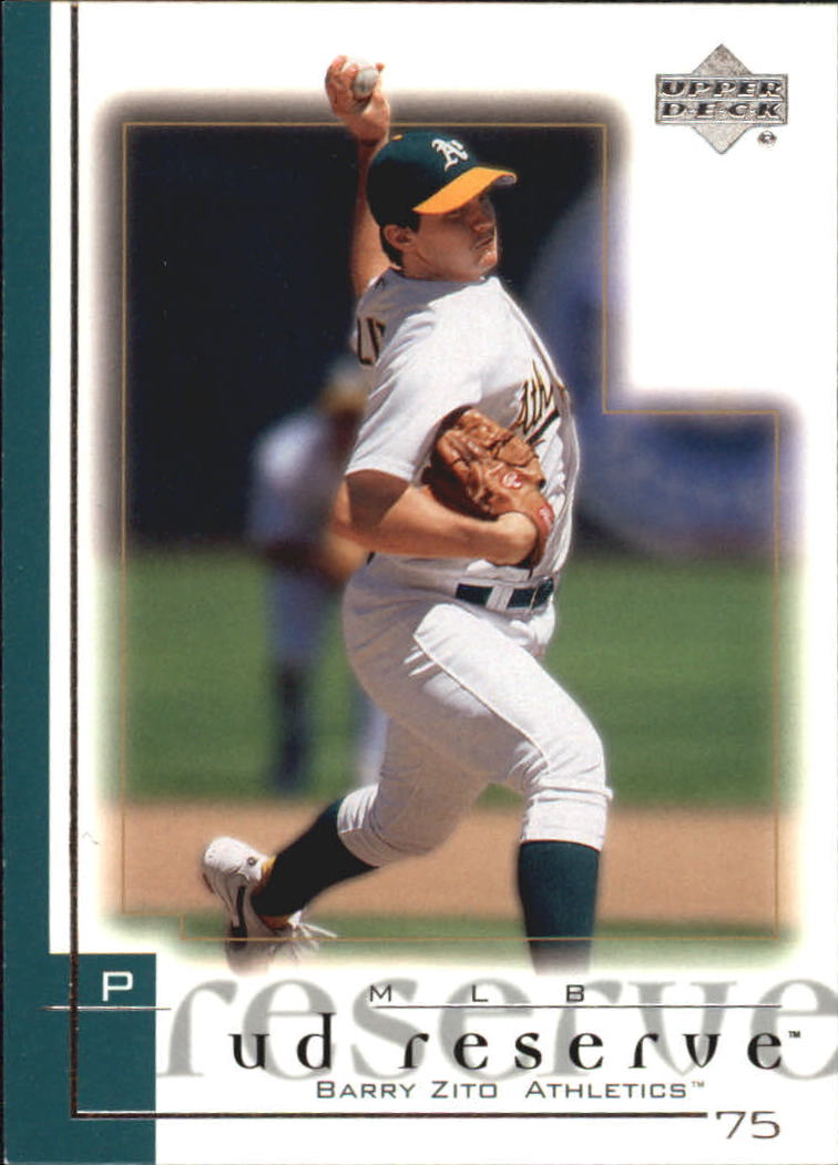 2001 UD Reserve #12 Barry Zito