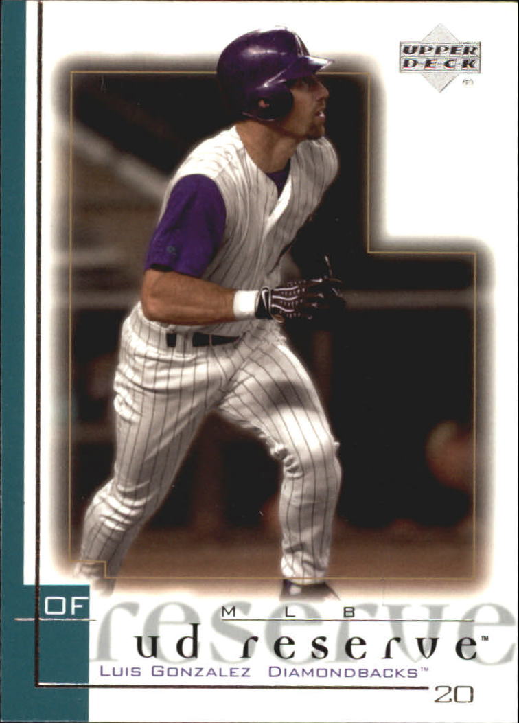 2001 UD Reserve #118 Luis Gonzalez