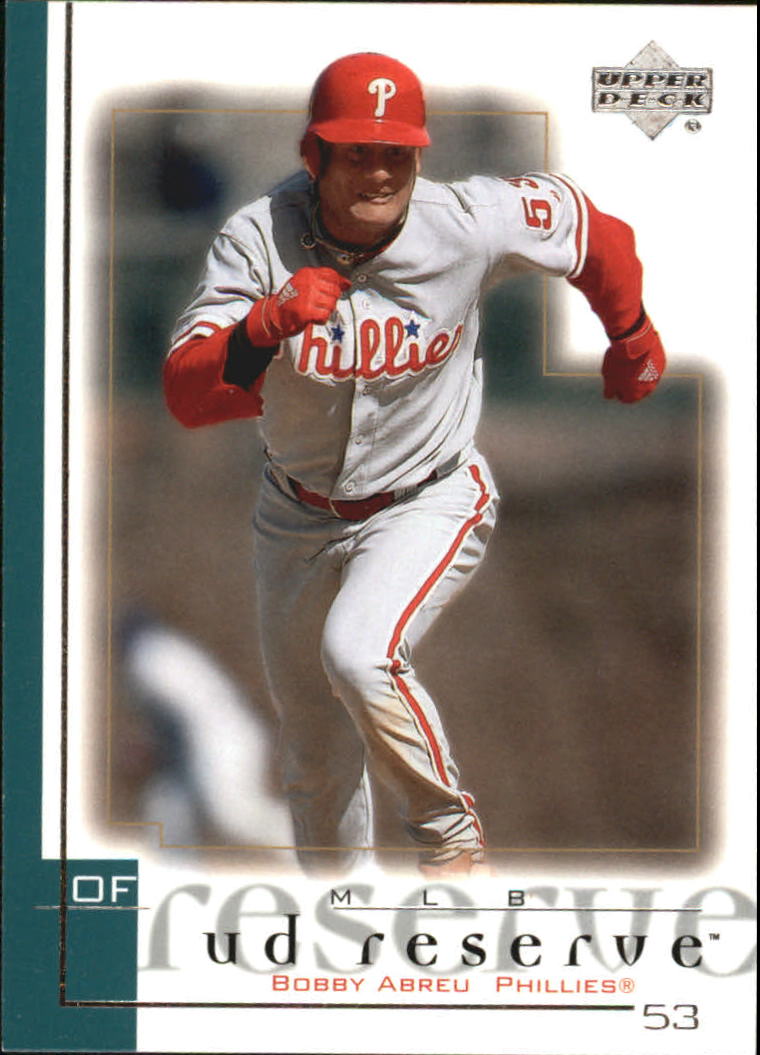 2001 UD Reserve #160 Bobby Abreu