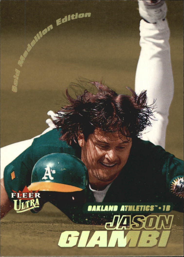 2001 Ultra Gold Medallion #21 Jason Giambi