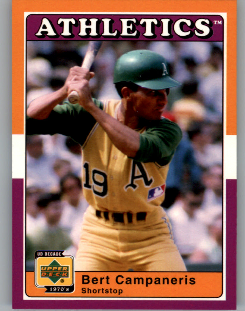 2001 Upper Deck Decade 1970's #9 Bert Campaneris