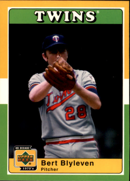 2001 Upper Deck Decade 1970's #34 Bert Blyleven