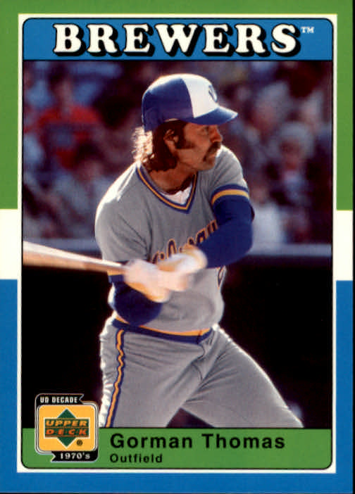 2001 Upper Deck Decade 1970's #50 Gorman Thomas