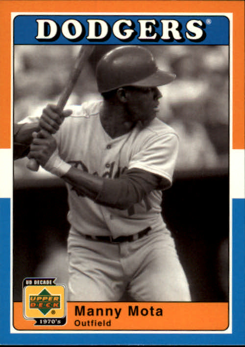 2001 Upper Deck Decade 1970's #65 Manny Mota