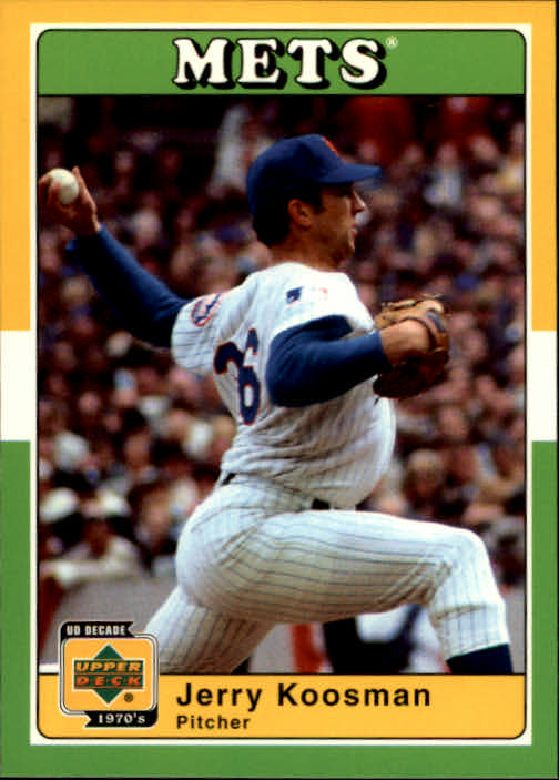 2001 Upper Deck Decade 1970's #76 Jerry Koosman