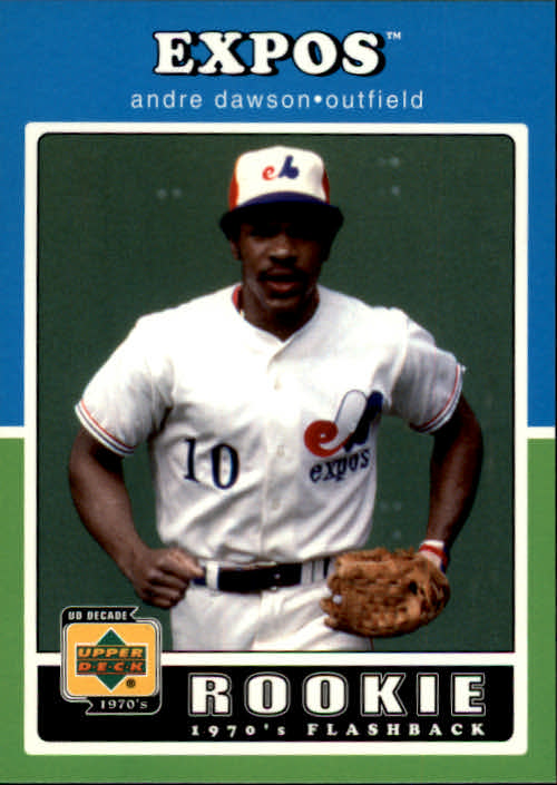 2001 Upper Deck Decade 1970's #92 Andre Dawson RF