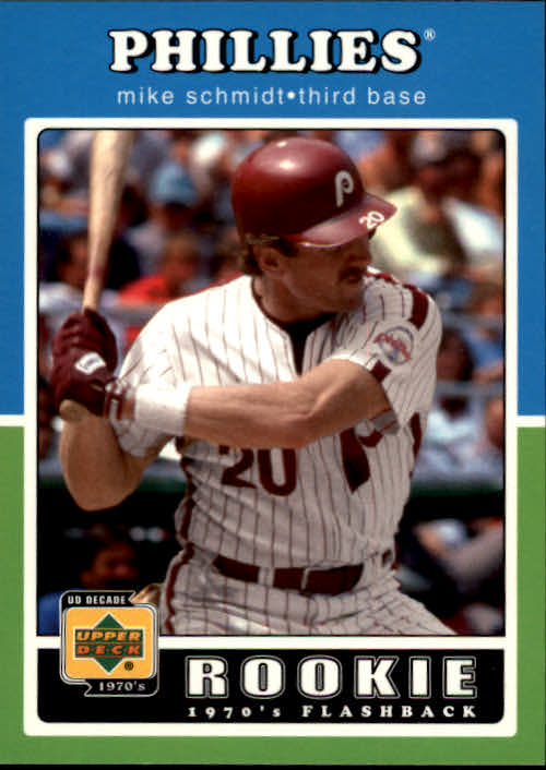 2001 Upper Deck Decade 1970's #99 Mike Schmidt RF