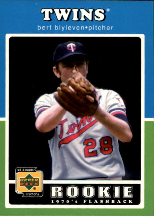 2001 Upper Deck Decade 1970's #105 Bert Blyleven RF