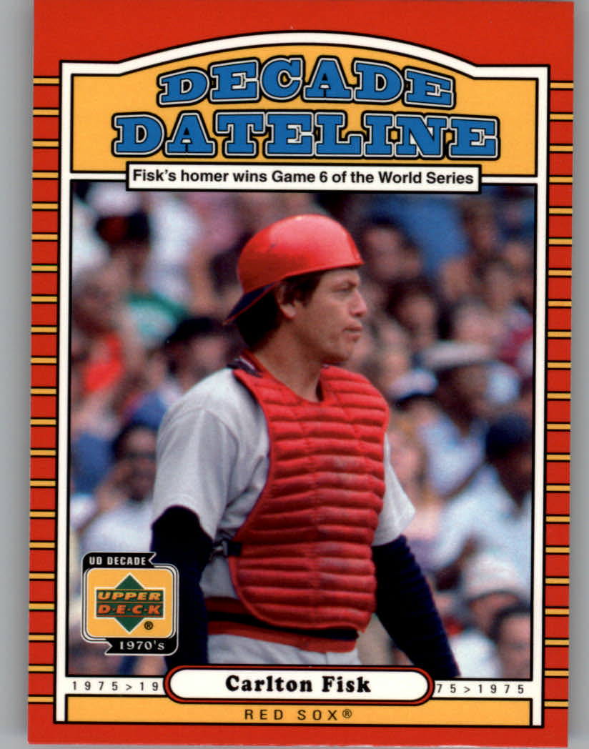 2001 Upper Deck Decade 1970's #128 Carlton Fisk DD