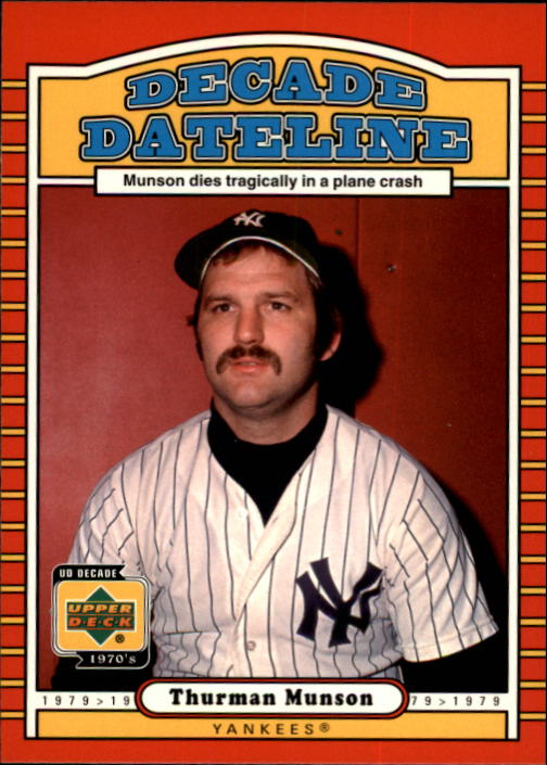 2001 Upper Deck Decade 1970's #139 Thurman Munson DD