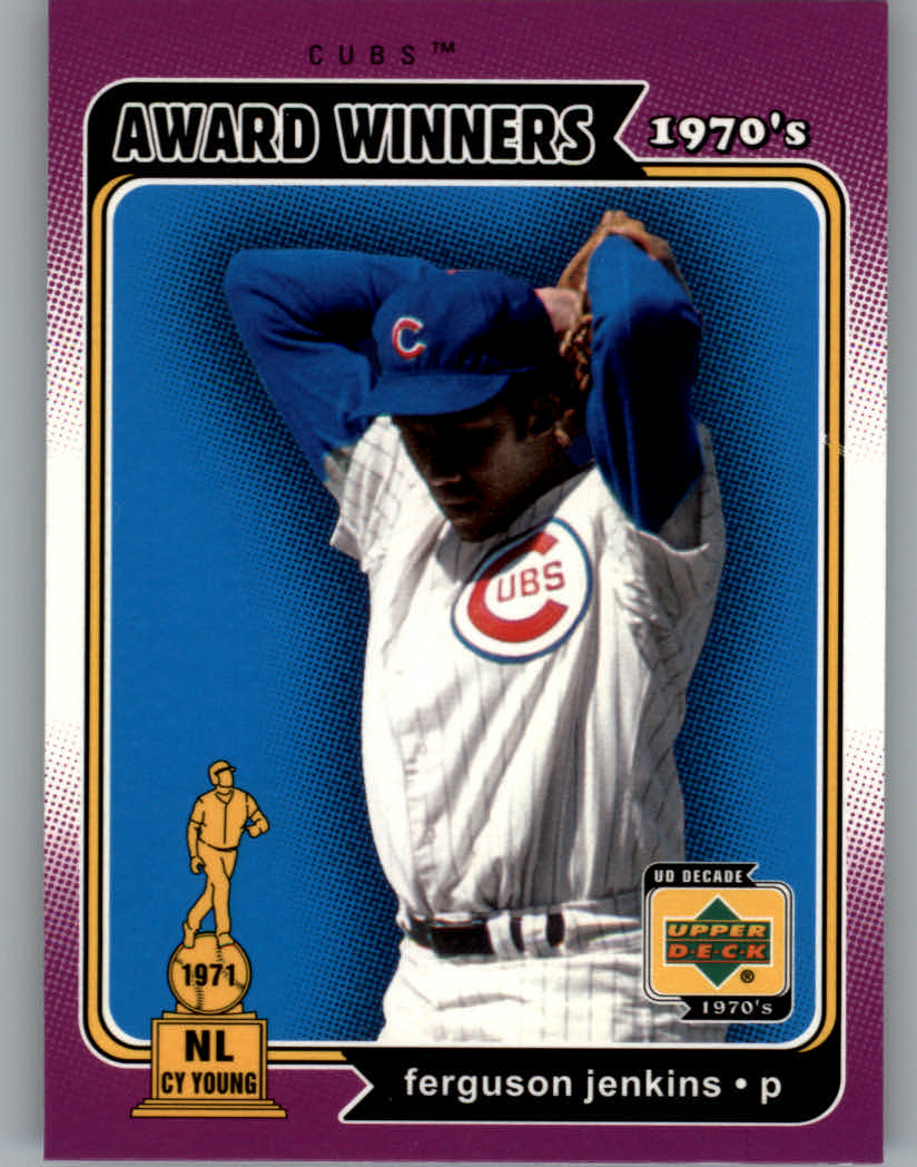 2001 Upper Deck Decade 1970's #146 Ferguson Jenkins AW