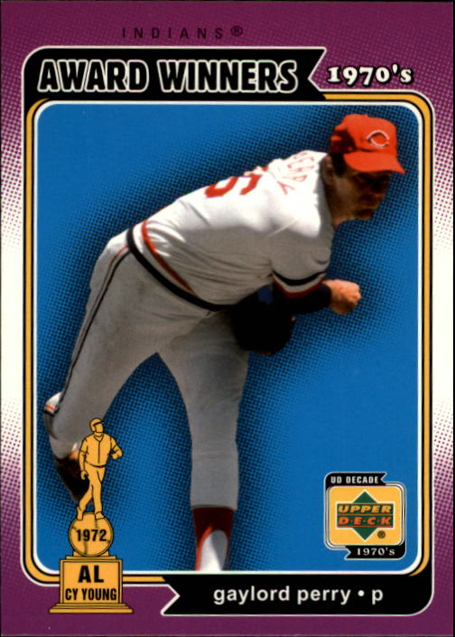 2001 Upper Deck Decade 1970's #148 Gaylord Perry AW