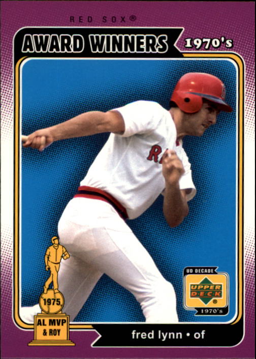 2001 Upper Deck Decade 1970's #157 Fred Lynn AW